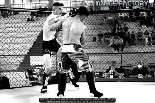 2022-05-07 Milano in the Cage 8 01350 Stefano Baumgaertner-Stefano Manna - MMA 72kg